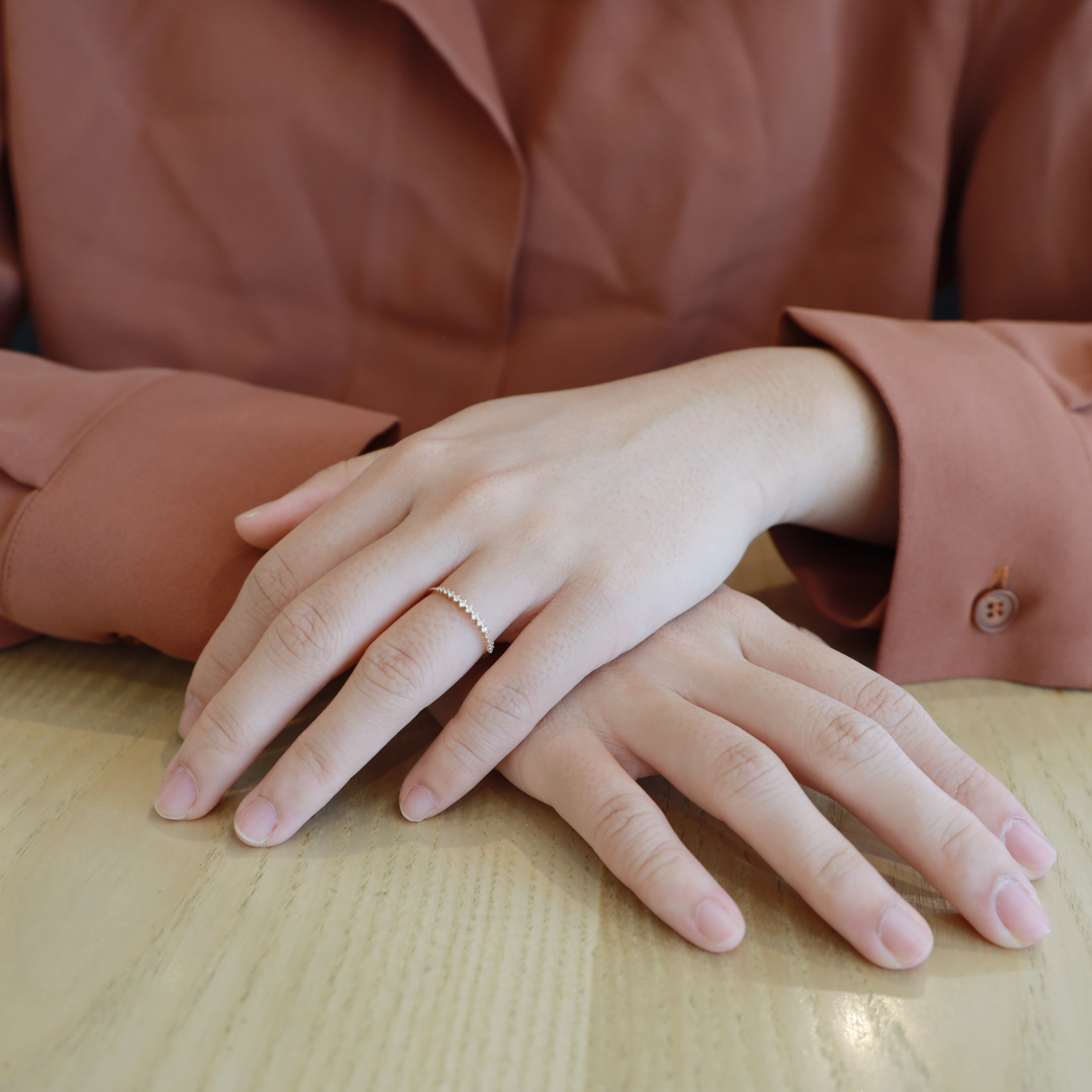 || R3-S-TZ-YG || LUMI氣質純銀閃石戒指