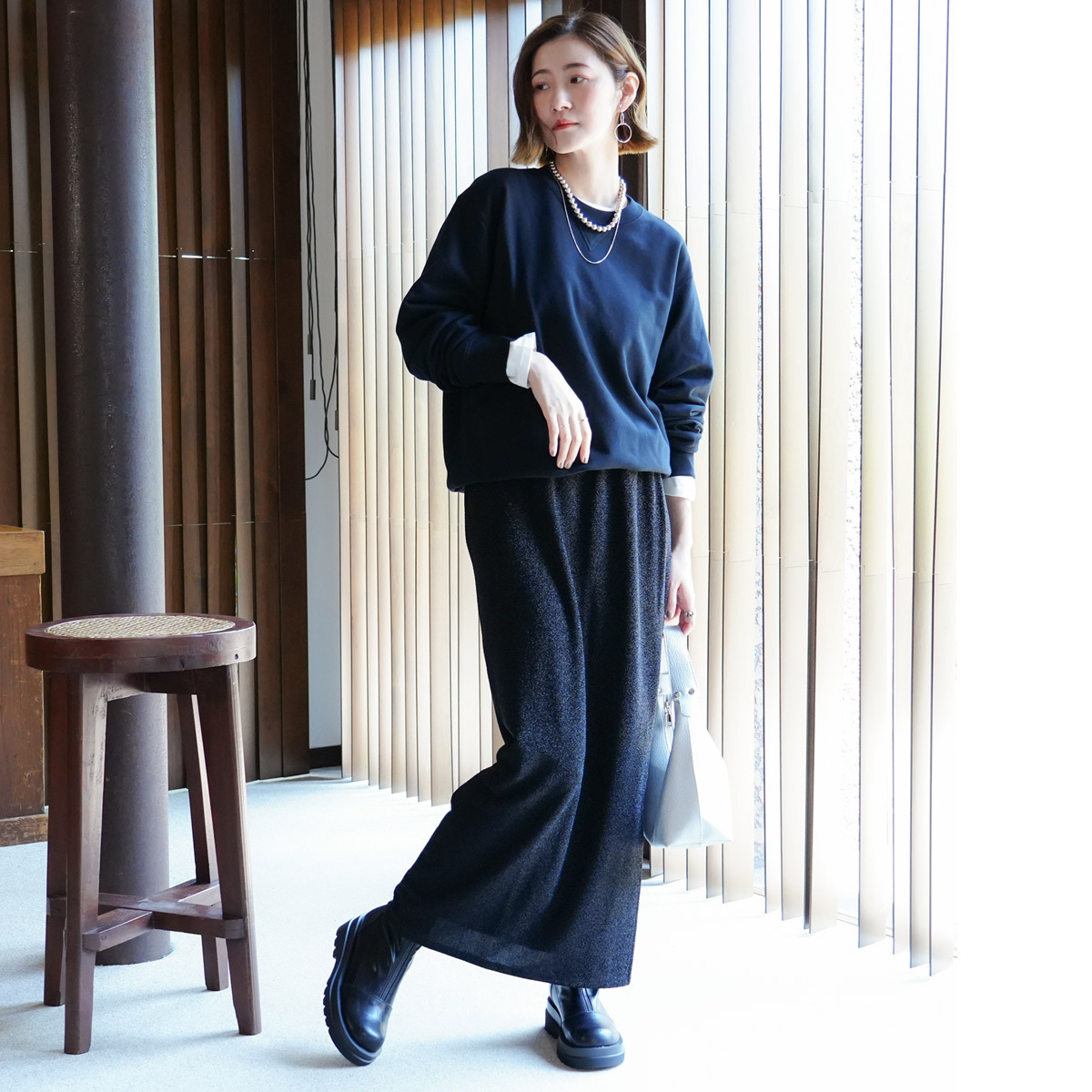 鬆糕厚底 前拉鍊率性襪靴