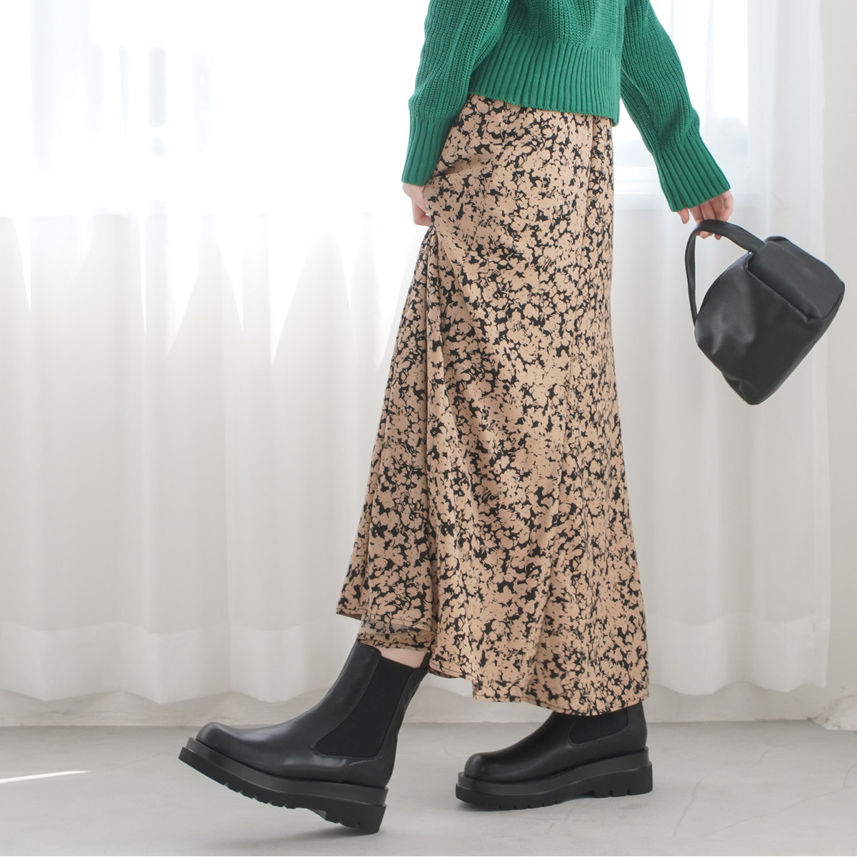 酷帥女孩 鬆糕厚底切爾西靴