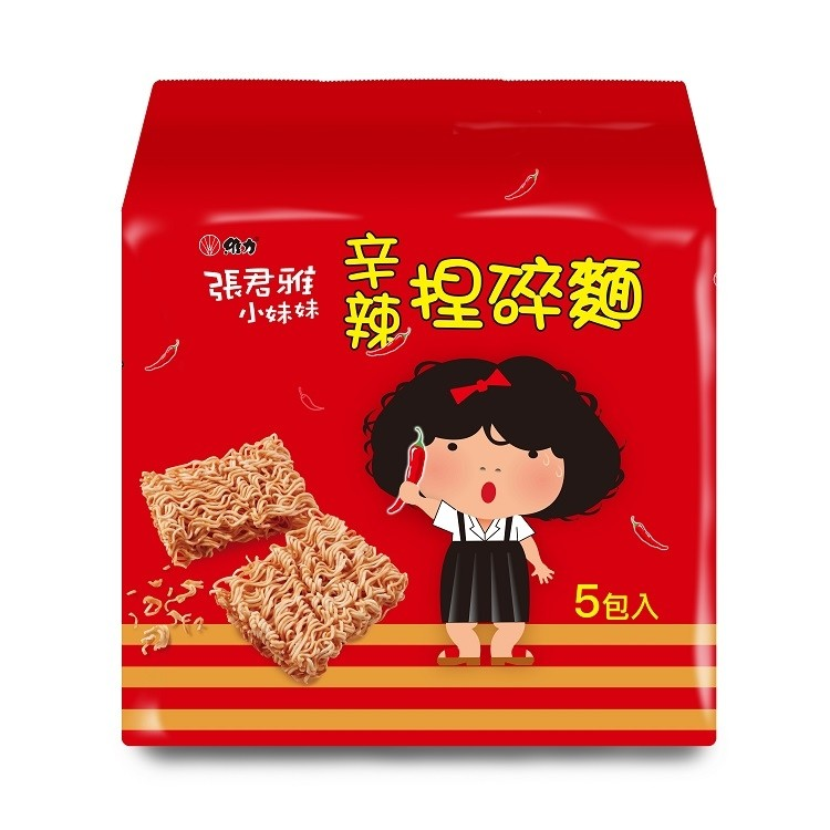 【維力】張君雅小妹妹辛辣捏碎麵40g (5入/袋)