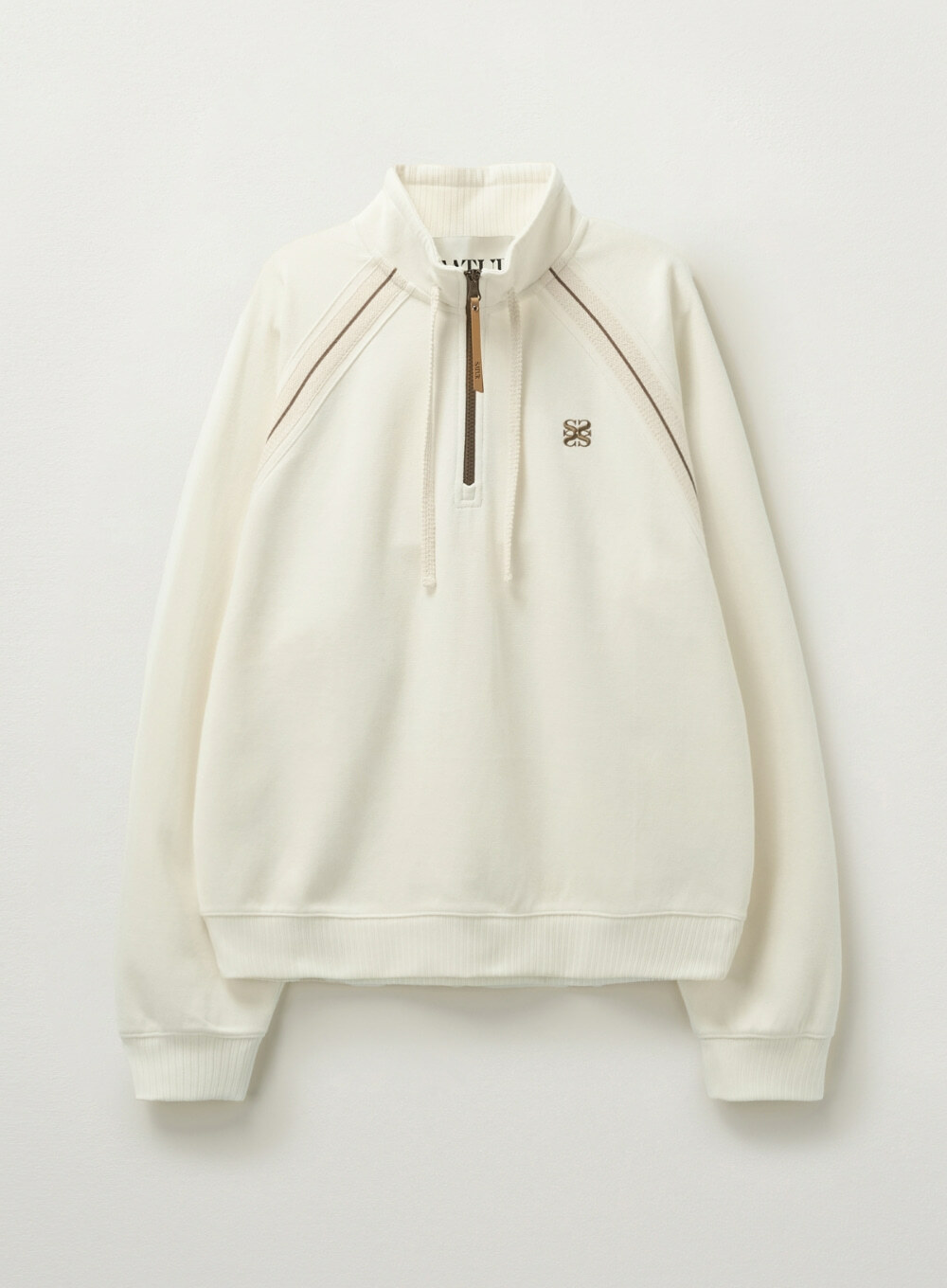 SATUR LAWTON HALF ZIP-UP SWEATSHIRT