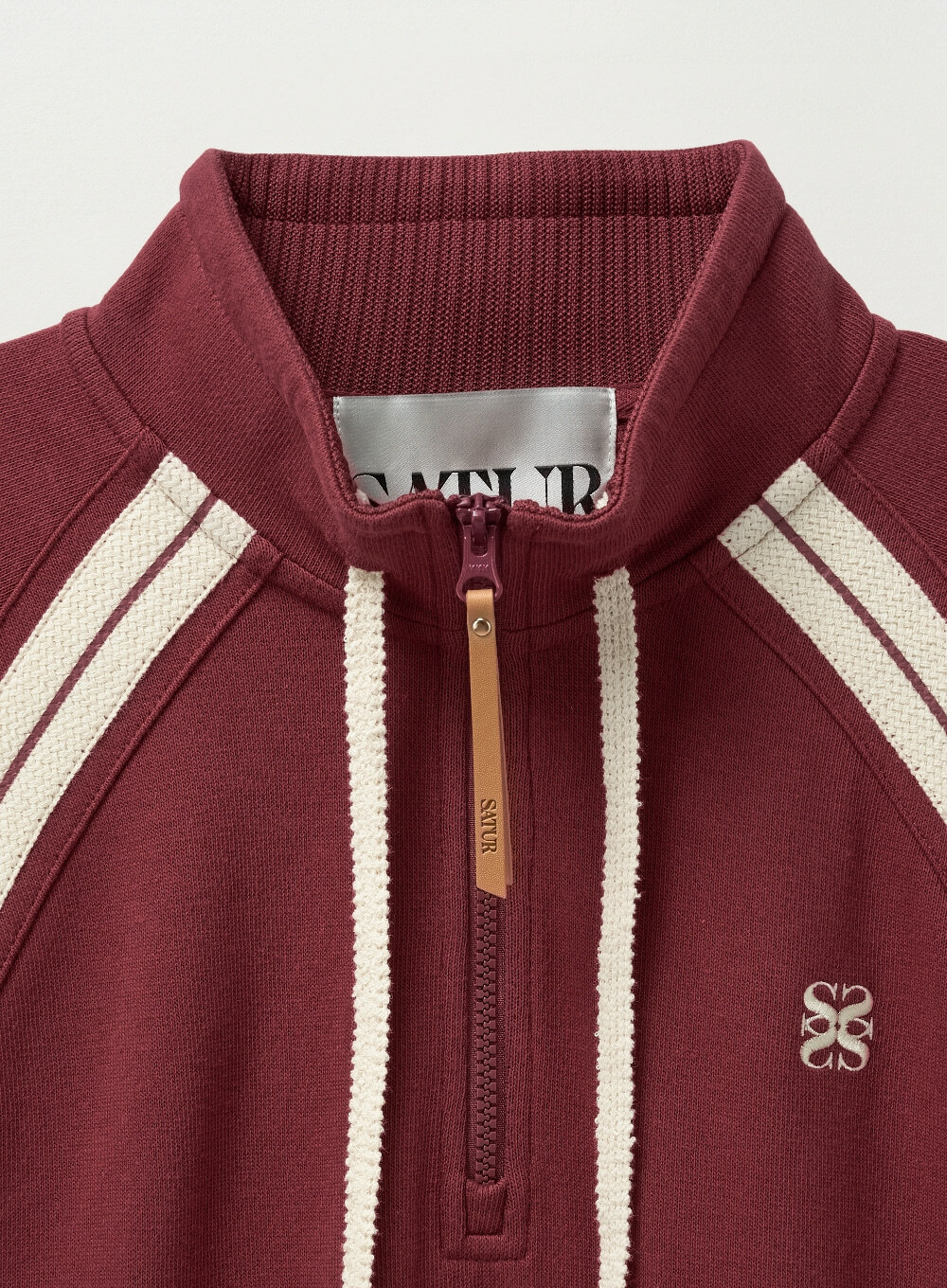 SATUR LAWTON HALF ZIP-UP SWEATSHIRT
