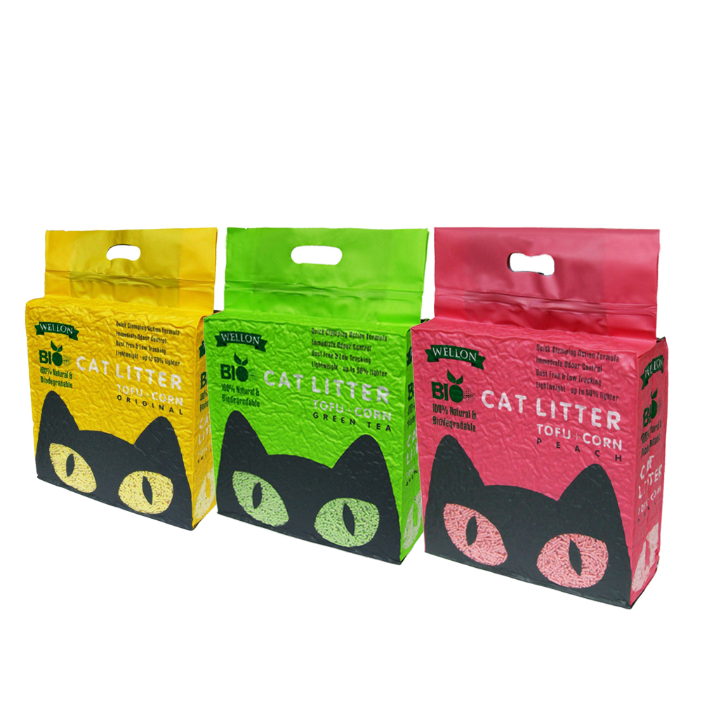 Bio Cat 細顆粒豆腐貓砂(原味/綠茶/水蜜桃) 6L