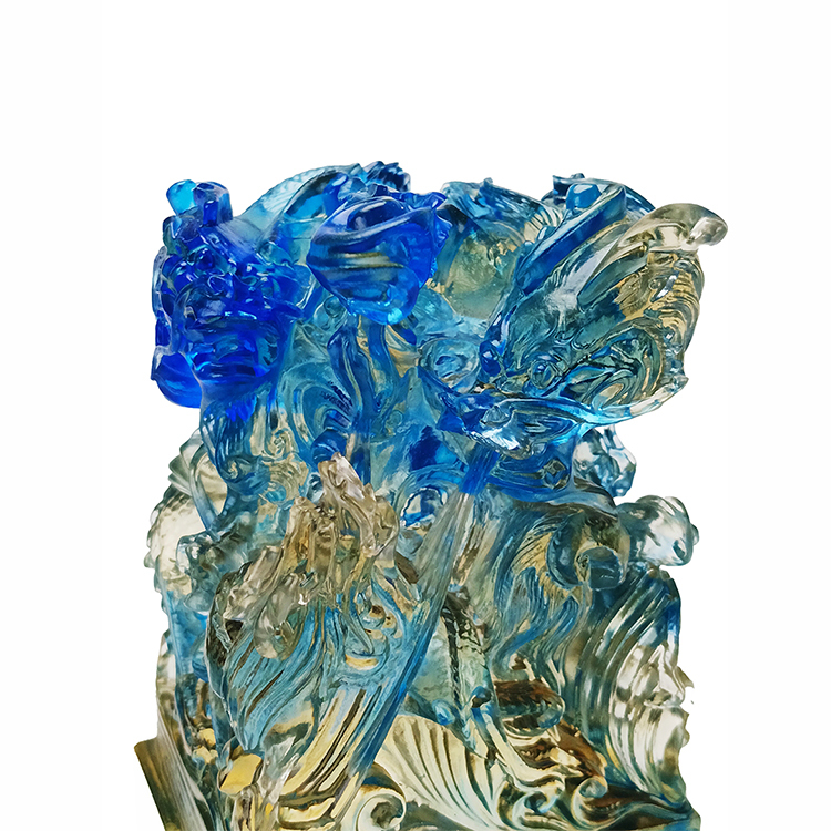 鹿港窯禮品館|收藏送禮佳品|琉璃 龍璽呈祥|居家 辦公室 開運擺件 印鑑 文鎮