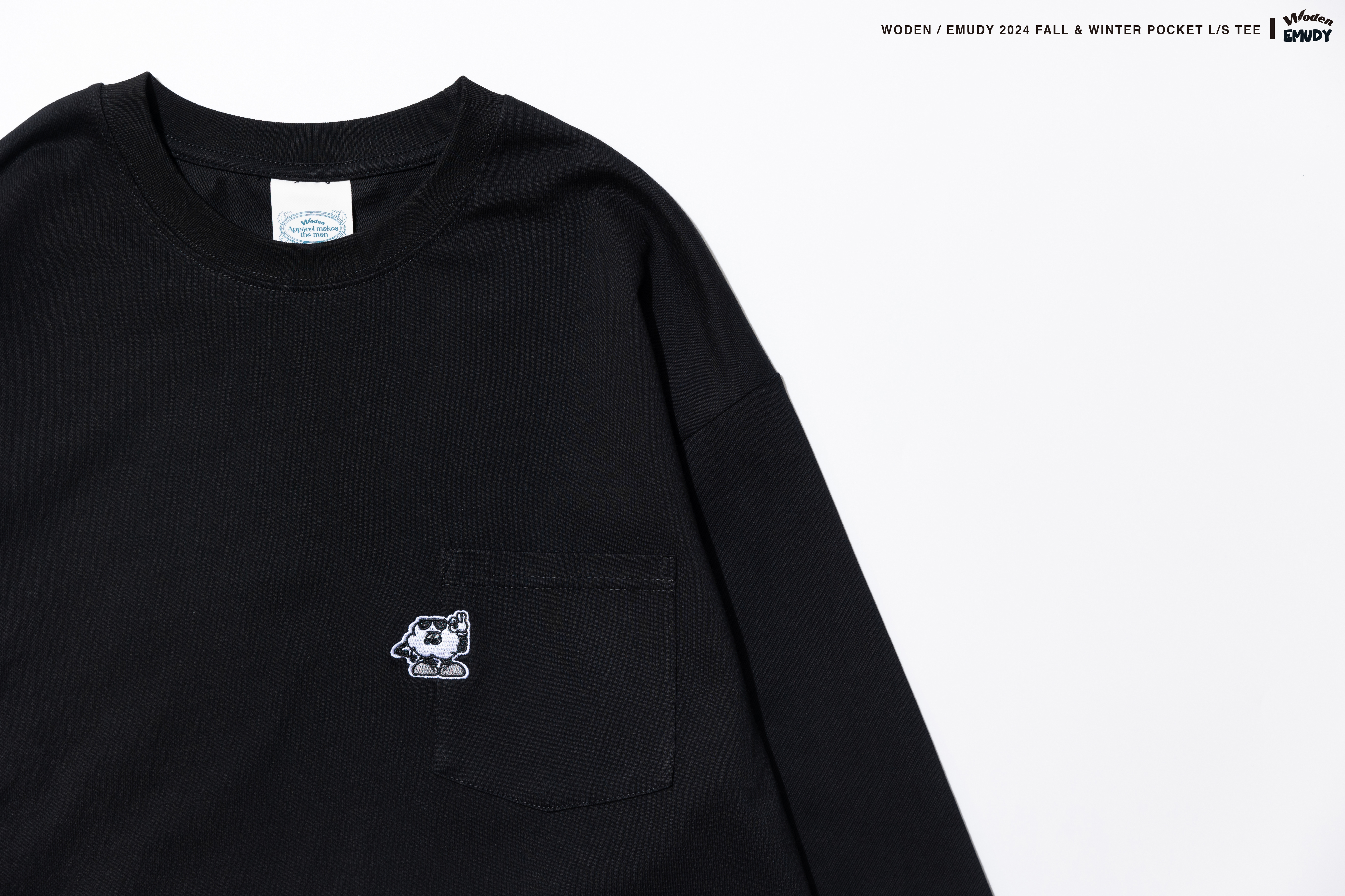 Woden 038 X Emudy Pocket L/S Tee