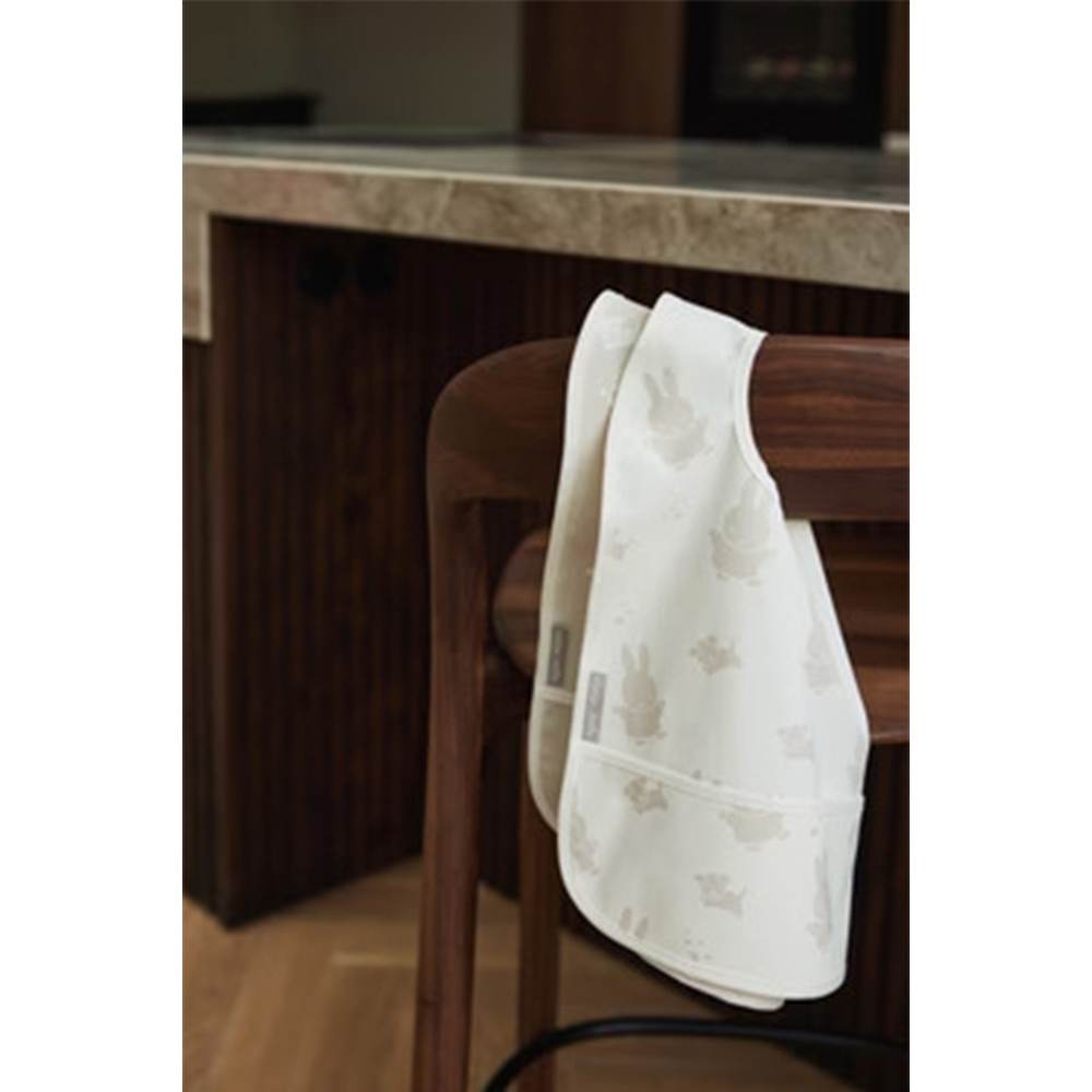 荷蘭Jollein Miffy & Snuffy防水圍兜2入-Olive Green