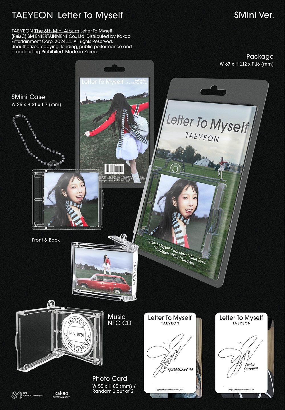 TAEYEON ~ Letter To Myself <6th Mini Album>
