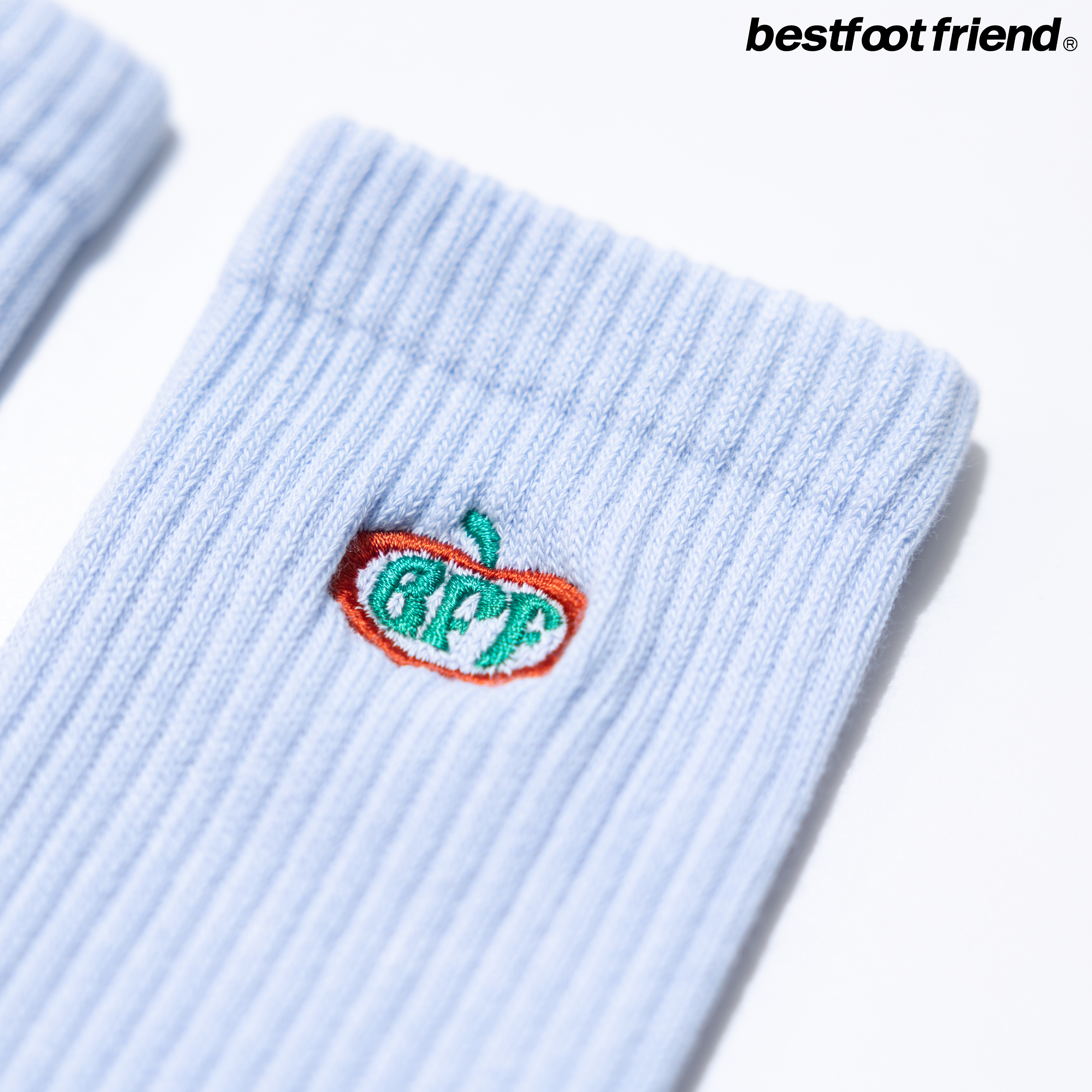 Best Foot Friend Apple Logo Socks