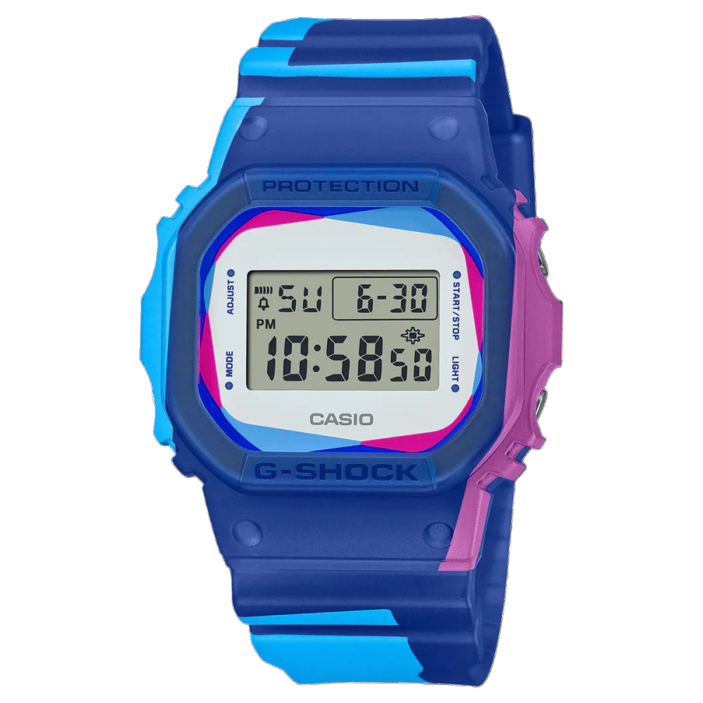 【CASIO G-SHOCK】DWE-5600PR-2DR 計時碼表 計時器 鬧鈴 EL電光背光 電子錶 手錶-