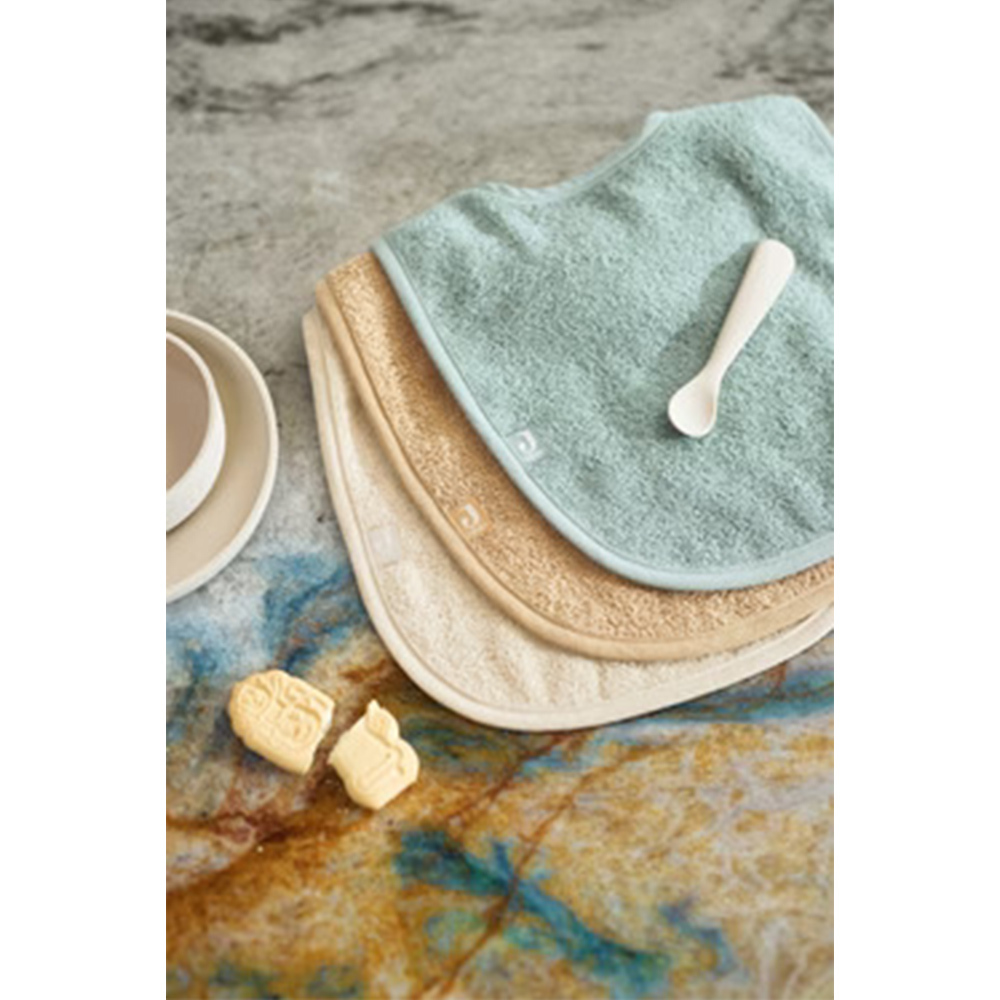 荷蘭Jollein 吃飯圍兜-Sea Green