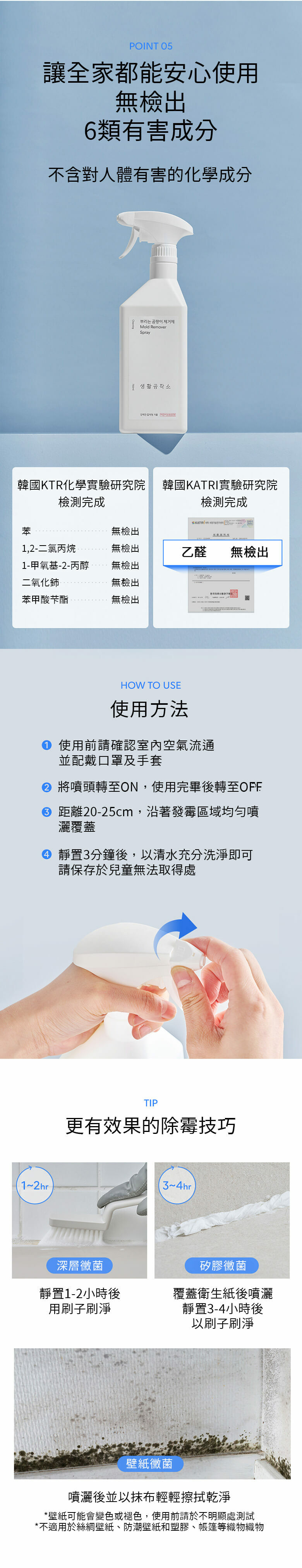 SAENGONG 生活工作所 萬用除霉殺菌噴霧