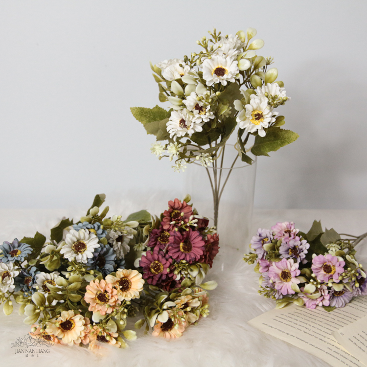 人造花 秋色10頭星星菊   7色