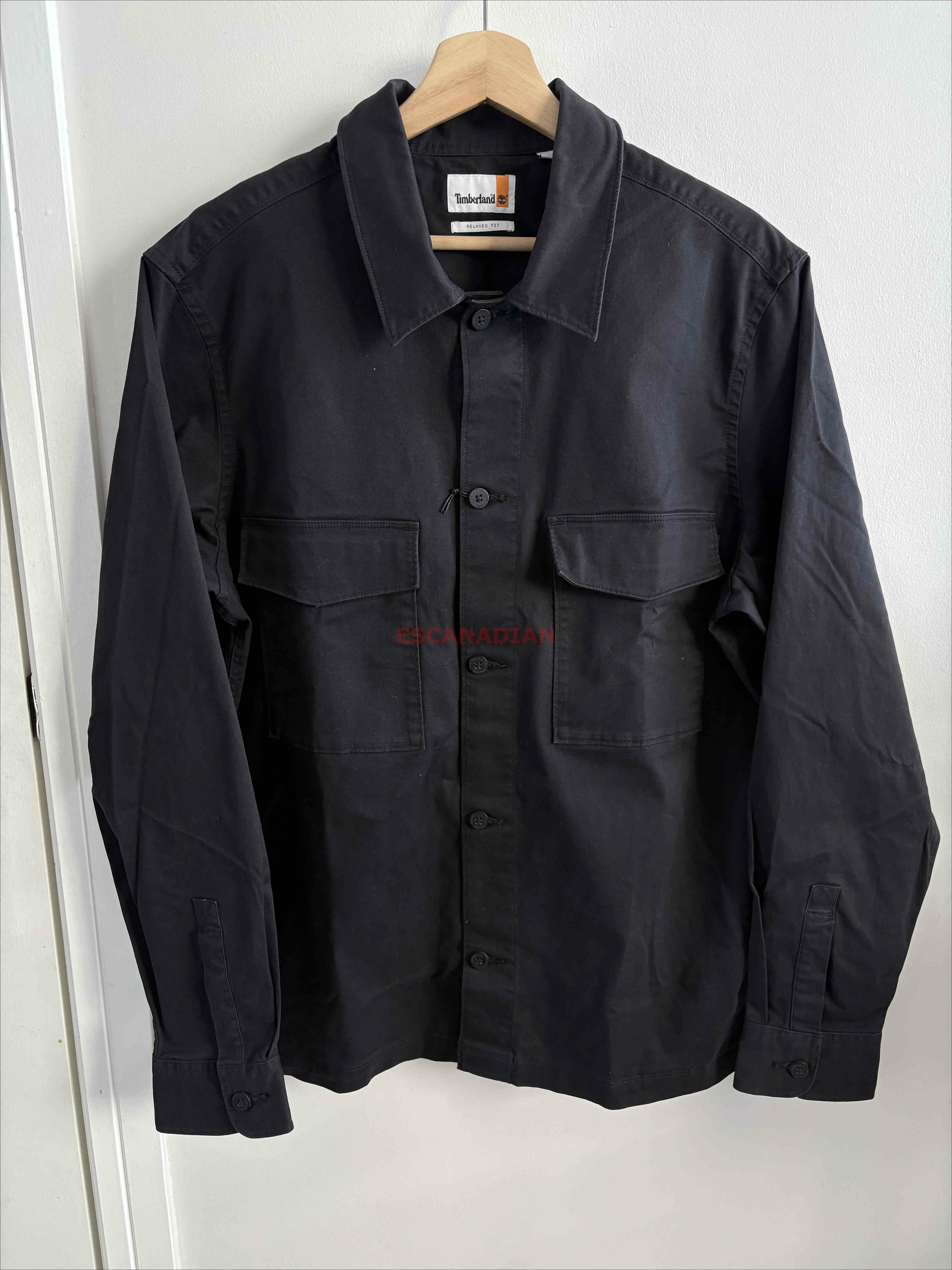 Timberland 大人 硬挺版型 工裝 長袖襯衫外套 (可當襯衫)