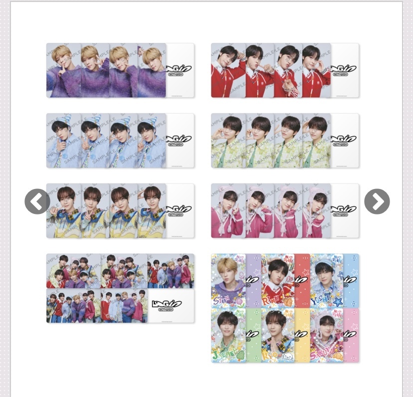 NCT WISH Asia in Japan trading card