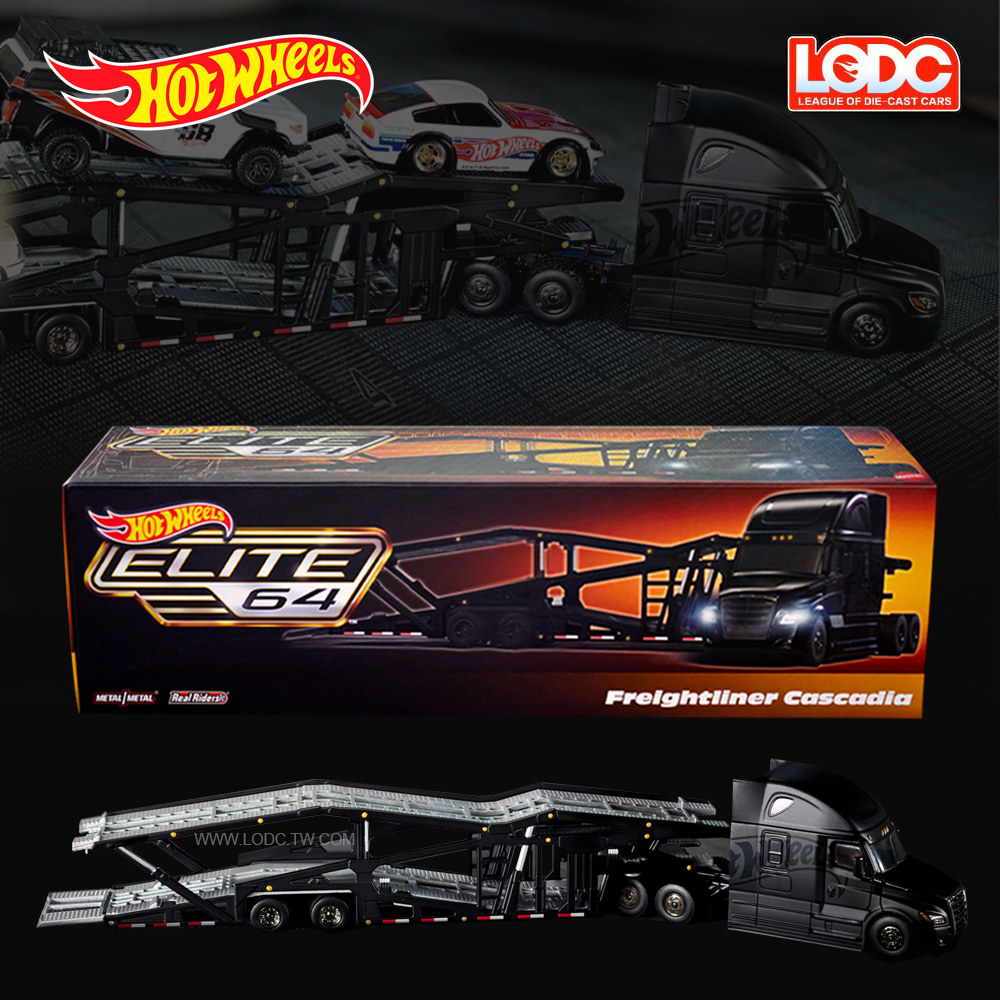 新品 ホットウィール Elite64 フレイトライナーカスケイディア トレーラー 新品 ホットウィール Elite64 フレイトライナーカスケイディア トレーラー