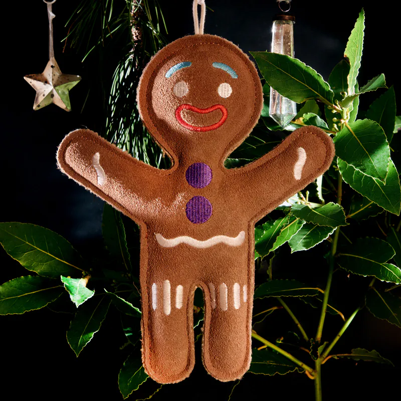 英國Green & Wilds｜天然黃麻啃咬玩具 - 薑餅人