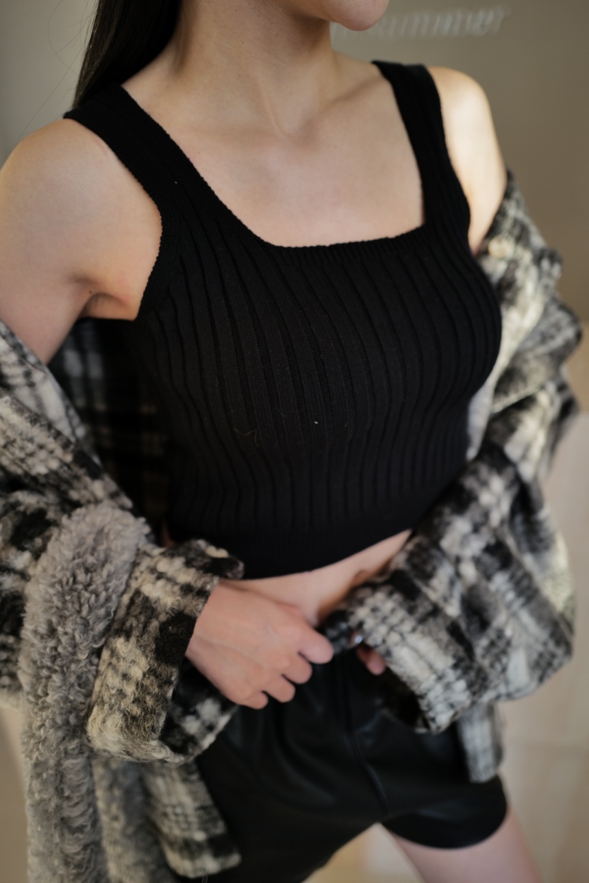 針織附杯墊背心*3色