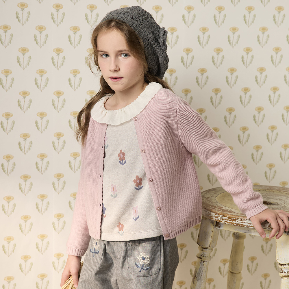 PIPPY 浪漫緹花上衣 米