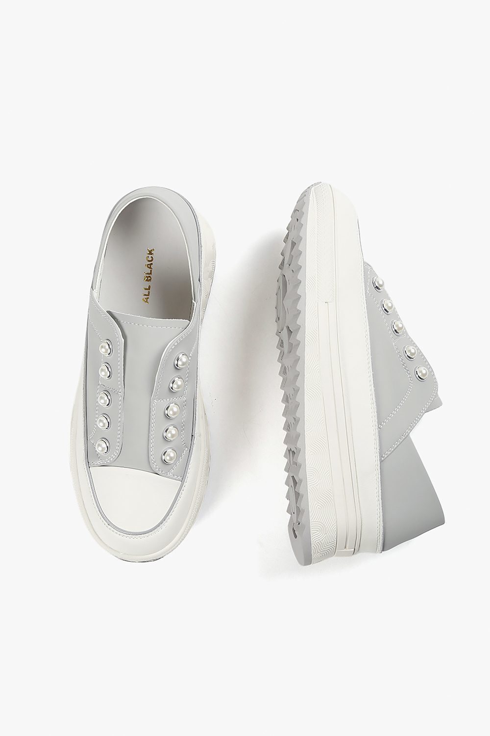 Jewel Trainer 珍珠飾釦厚底休閒鞋