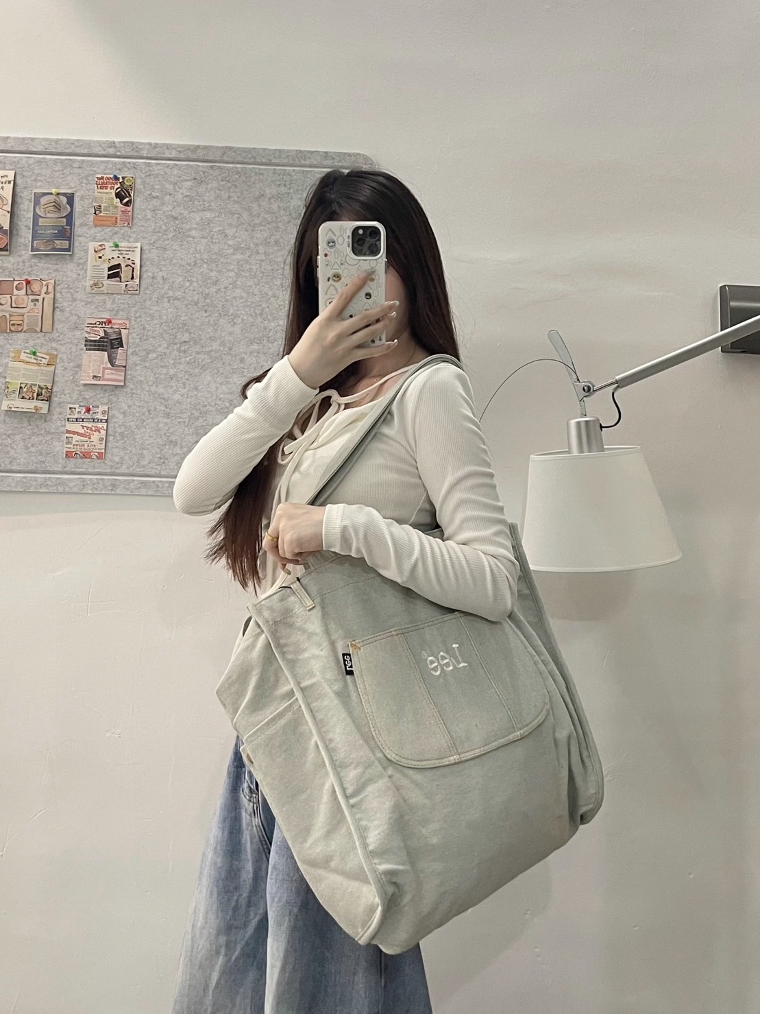 【預購】LEE 大容量 牛仔托特包 2色 LE240049M503