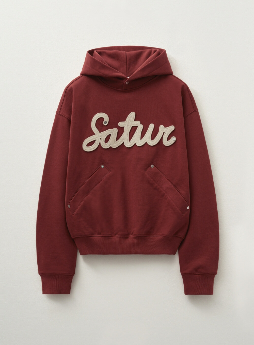 <韓國代購> SATUR APPLIQUE RIVET HOODIE