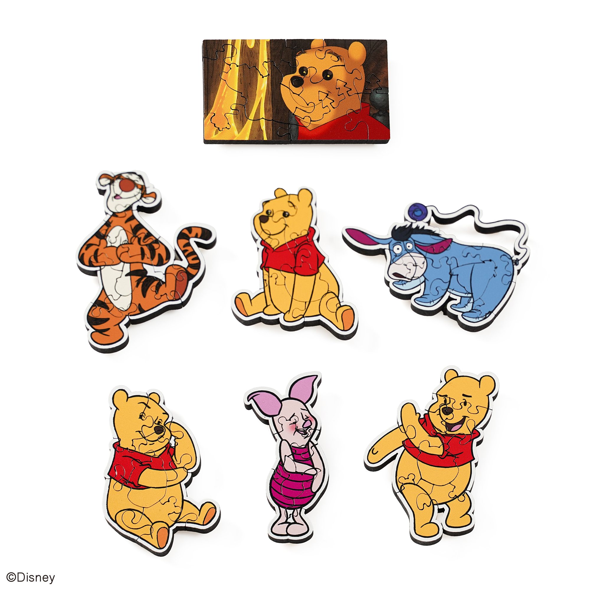 mini木拼-維尼同樂會