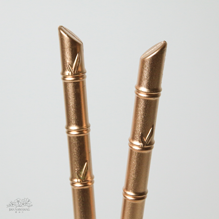 裝飾 仿真如意竹子 金 單入