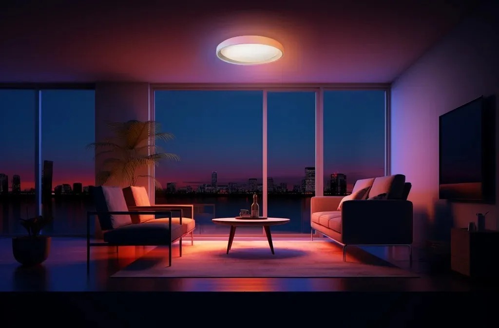 Aqara Ceiling Light T1 32W RGB 智能黃白光幻彩吸頂燈【香港行貨】