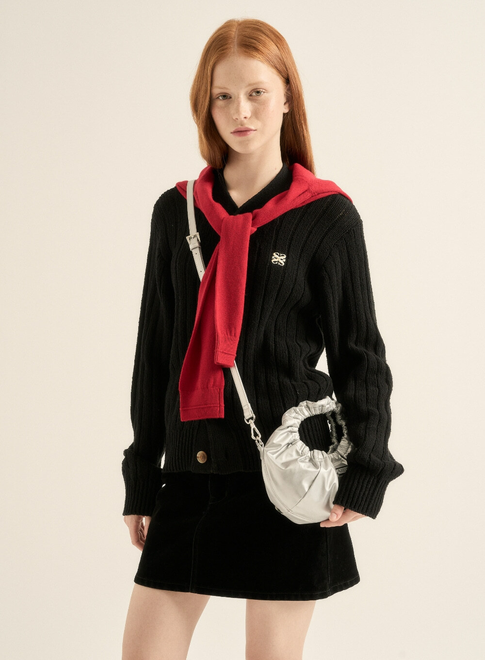 <韓國代購> SATUR FARO OVER SIZE BOUCLE CARDIGAN