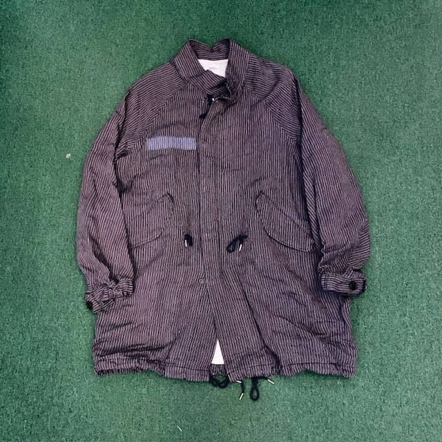 ON SALE: VISVIM SIX-FIVE FISHTAIL SANTOME (LINEN) - NAVY STIRPE SIZE 2 IN STOCK NOW (現貨發售中)