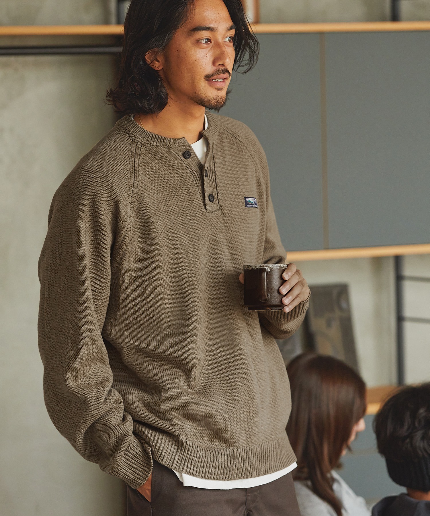 🇯🇵 The craft crew products 亨利領針織衫 TCCP kn635