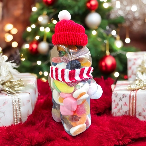 聖誕雪人造型樽裝什錦軟糖 - 280g