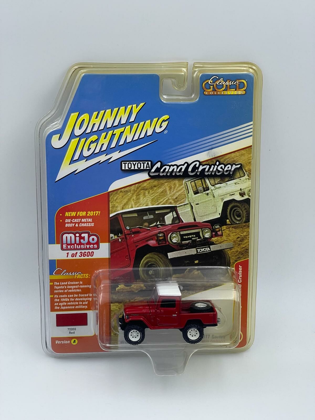 JOHNNY LIGHTNING TOYOTA LAND CRUISER RED