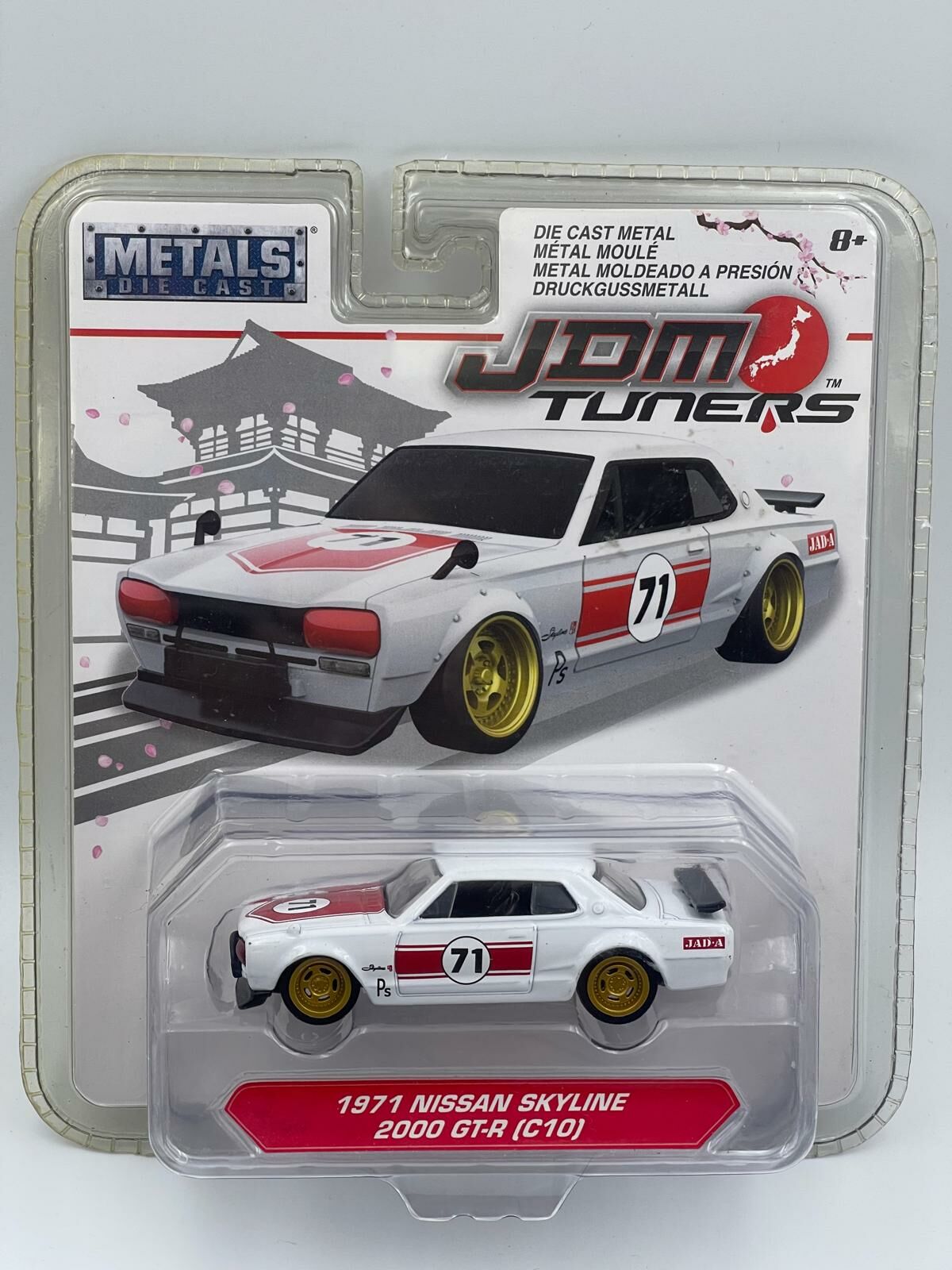 JADA 1971 NISSAN SKYLINE 2000 GT-R(C10) WHITE #71
