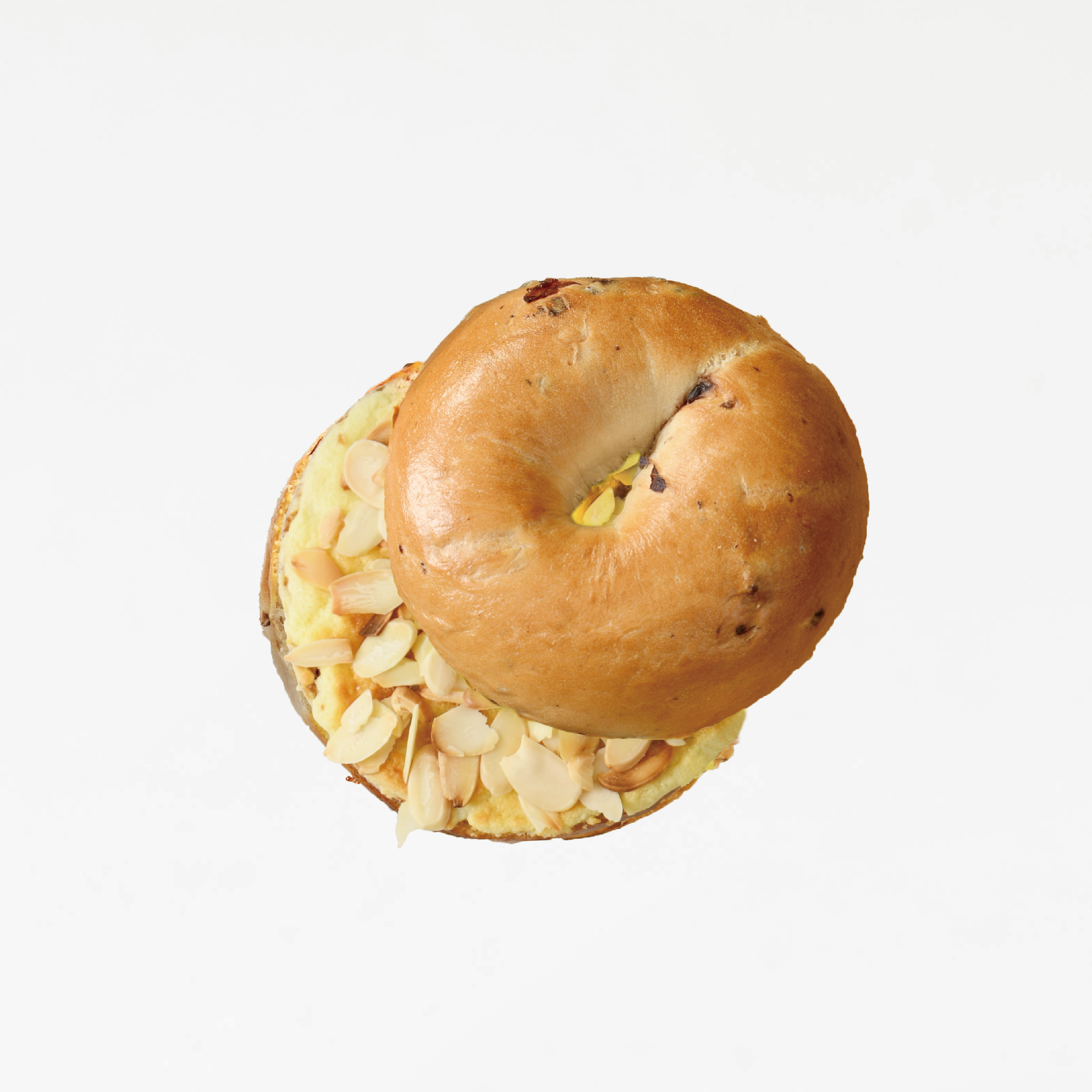 岩鹽杏仁奶酥貝果