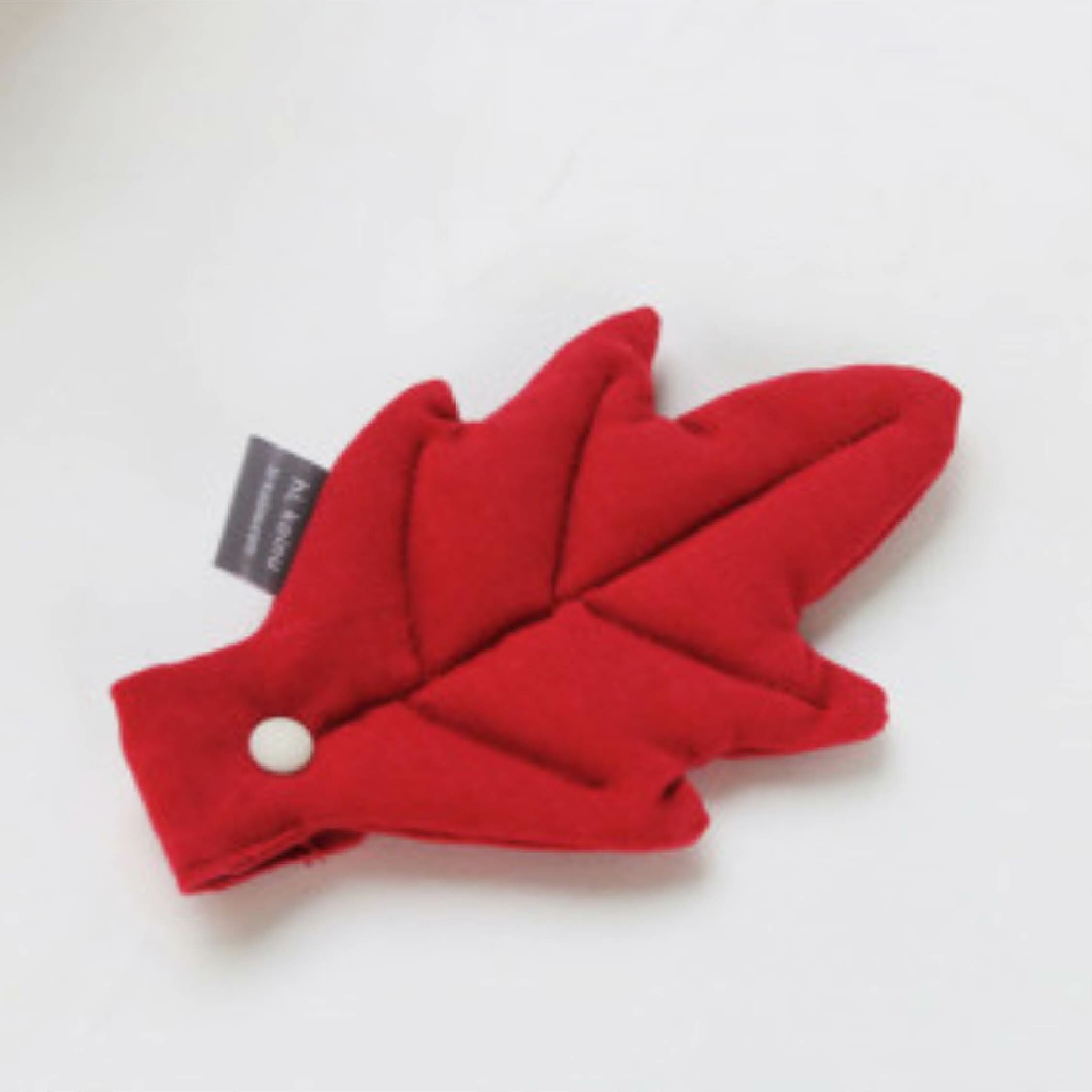 HIKOINU - 韓國胸背裝飾 - 紅色葉子