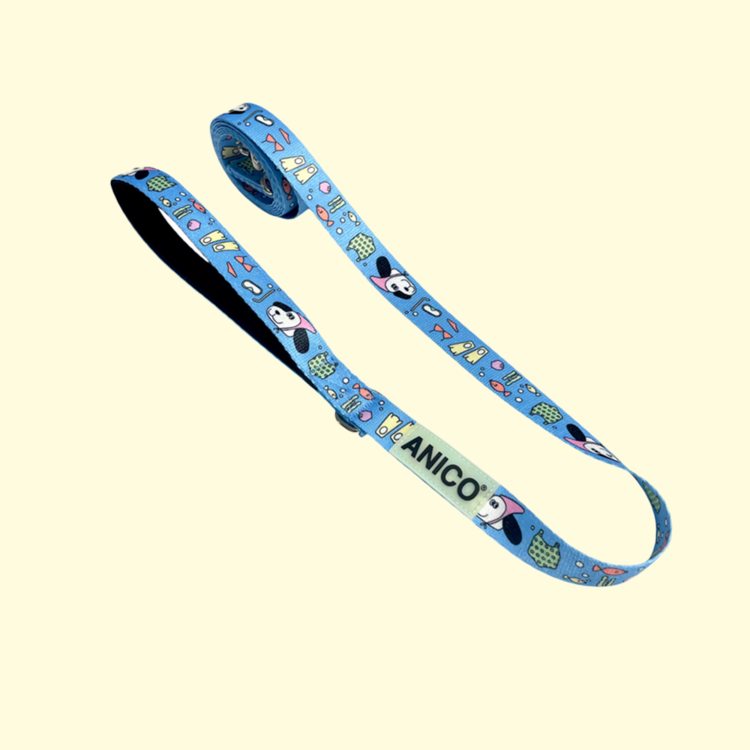 《 Anico's 》印花尼龍牽繩 (三色)