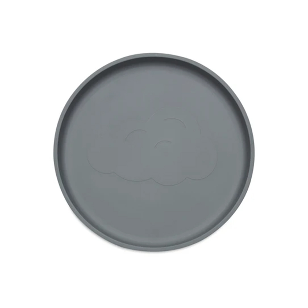 荷蘭Jollein 矽膠餐盤-Storm Grey