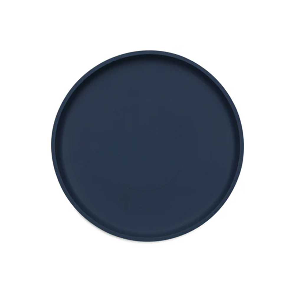 荷蘭Jollein 矽膠餐盤-Jeans Blue