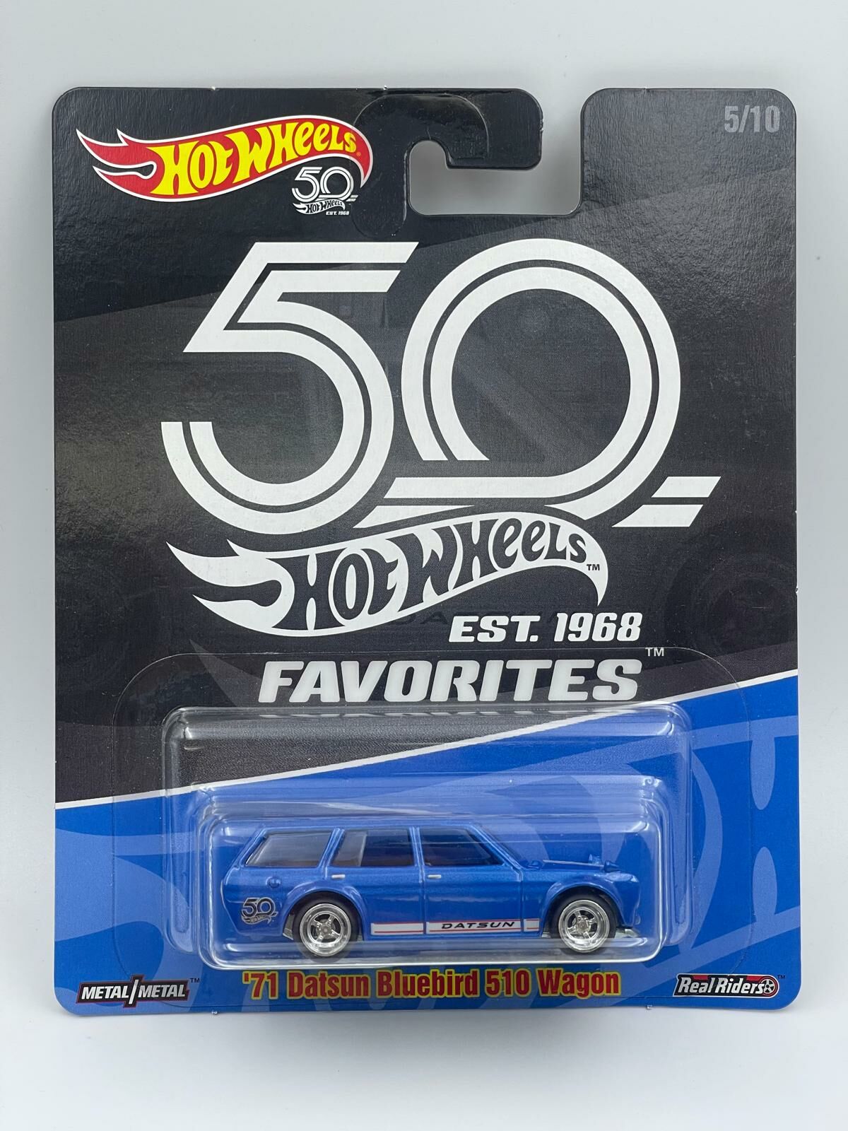 HOT WHEELS D'71 DATSUN BLUEBIRD 510 WAGON BLUE