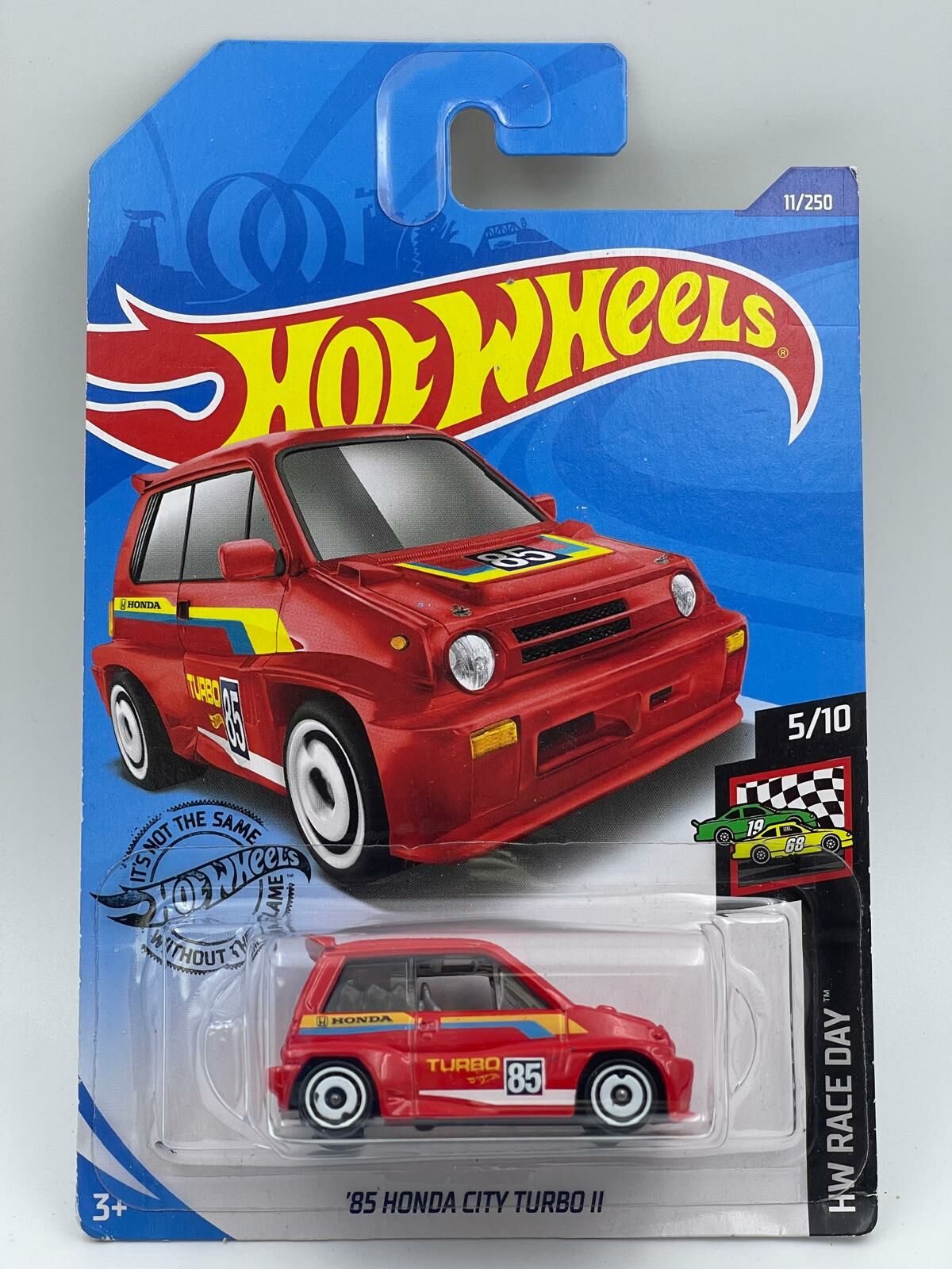 HOT WHEELS '85 HONDA CITY TURBO II RED