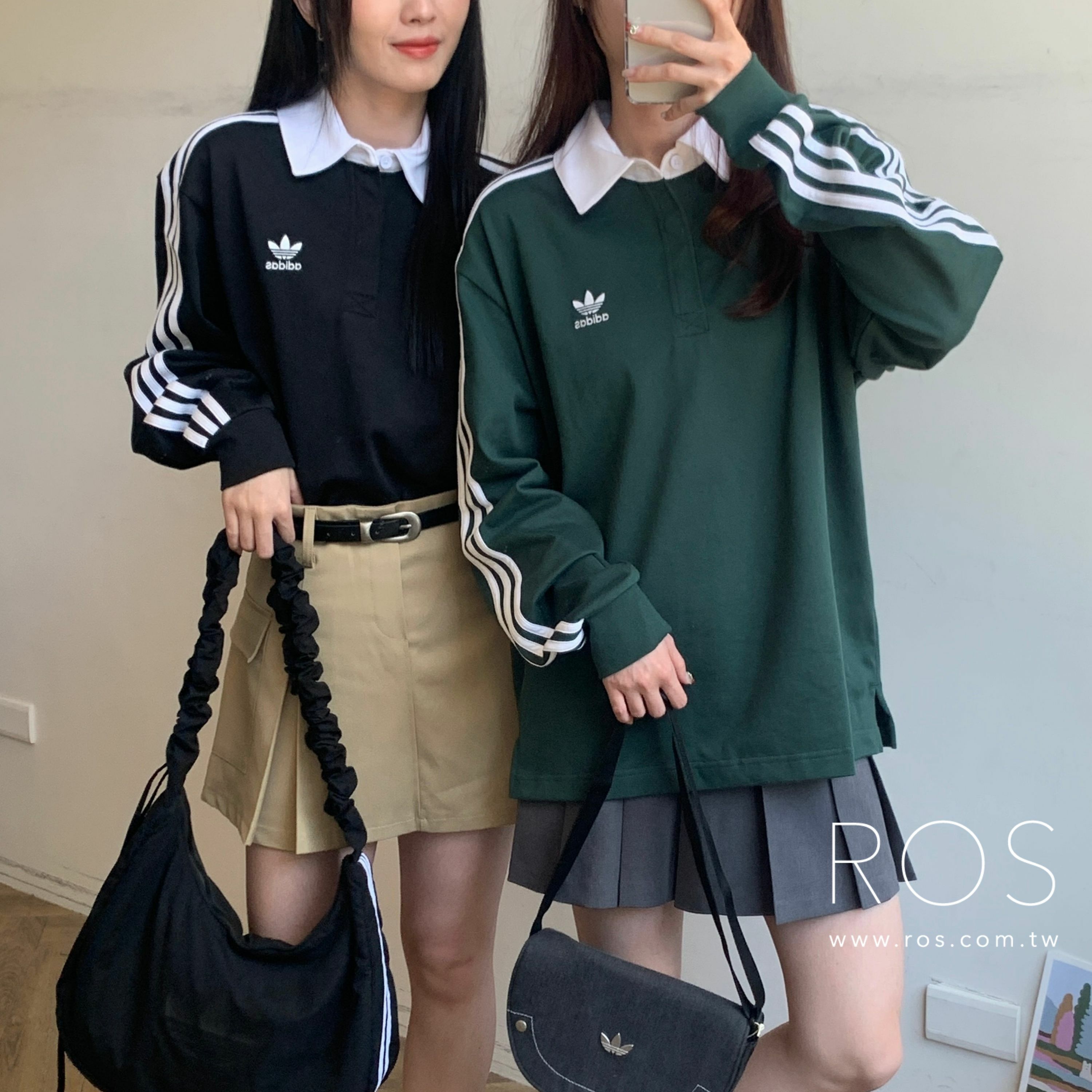 Adidas Rugby Polo 長袖上衣(2colors)