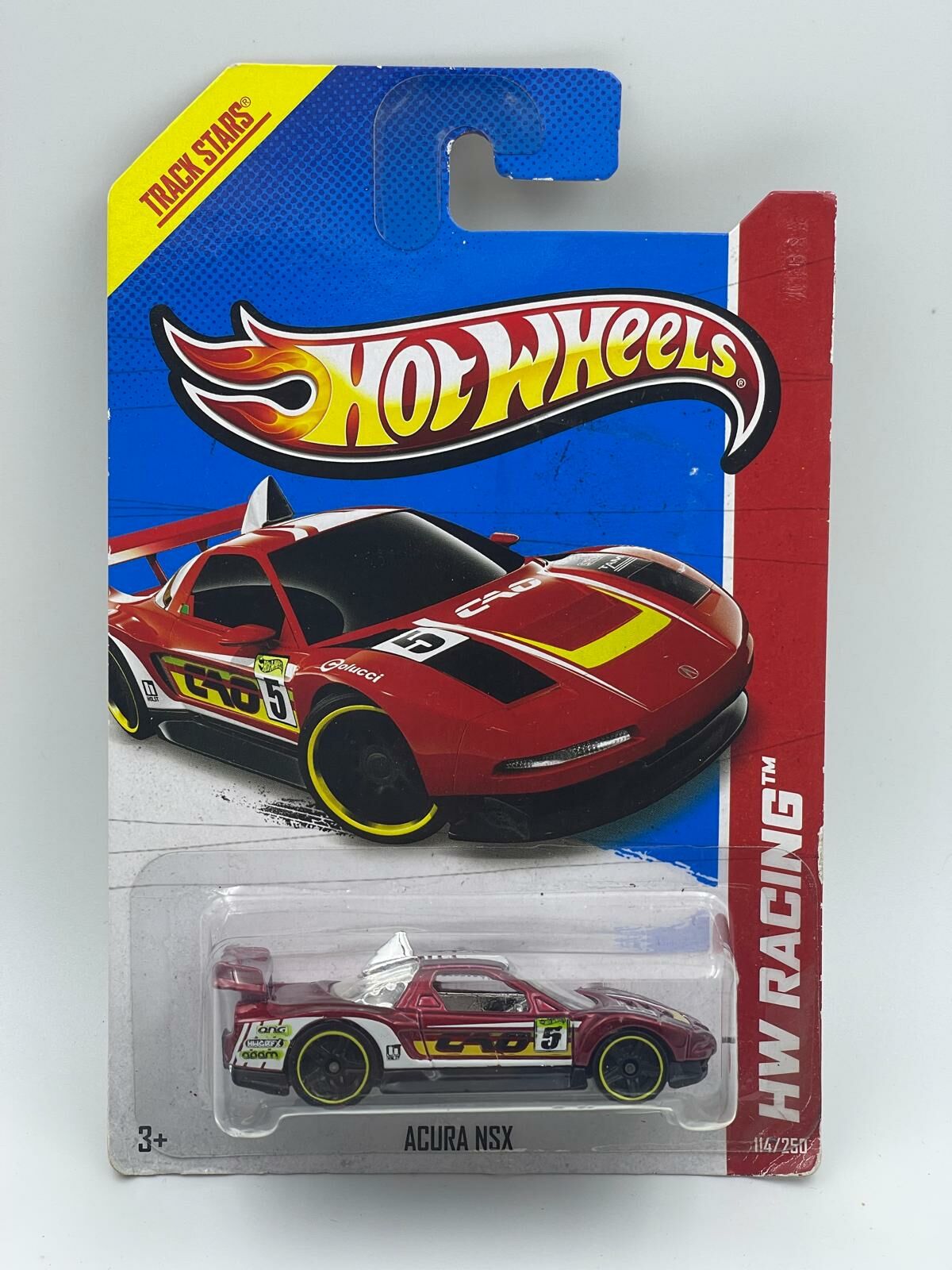 HOT WHEELS ACURA NSX RED #5