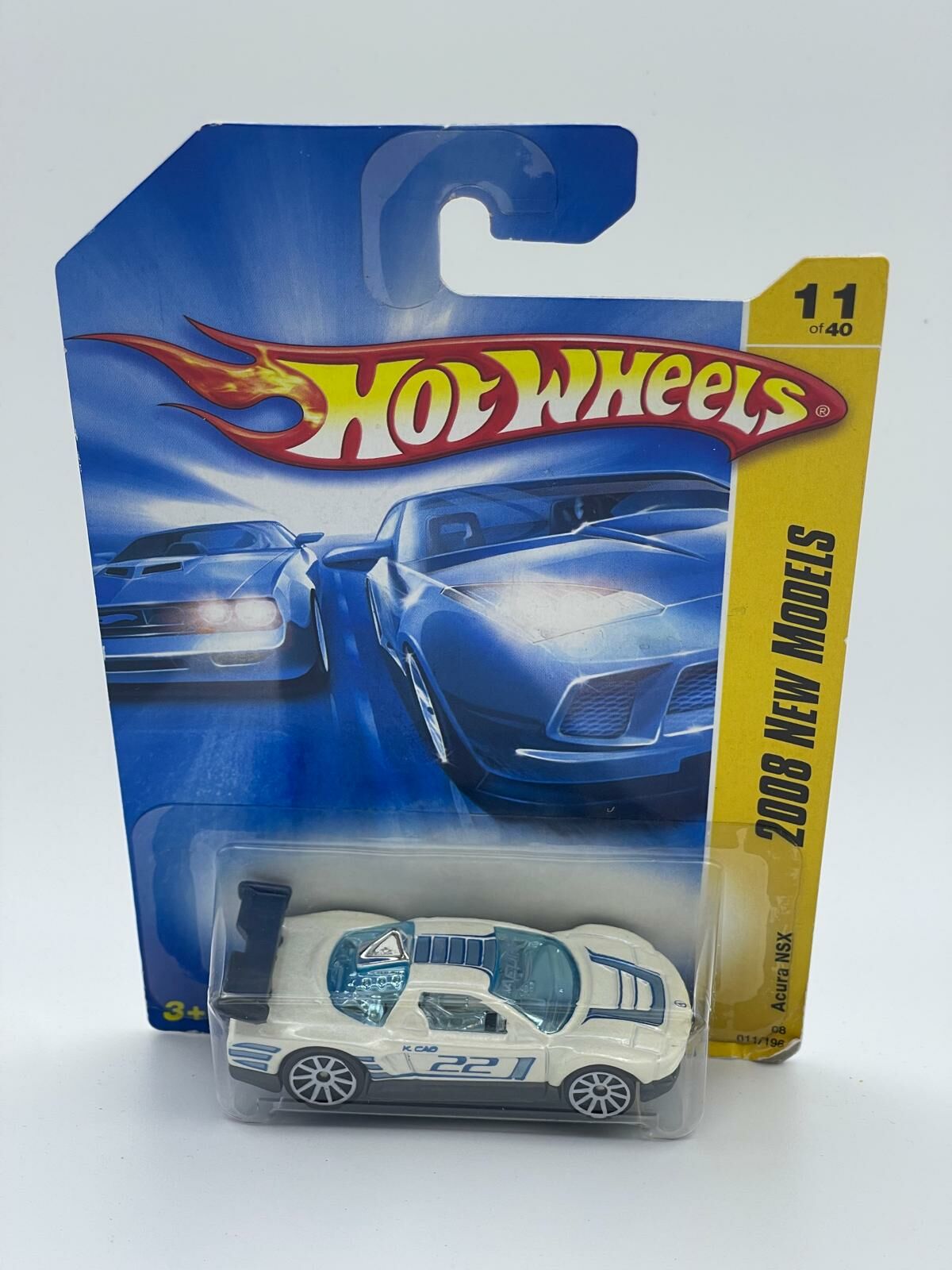 HOT WHEELS ACURA NSX WHITE #22