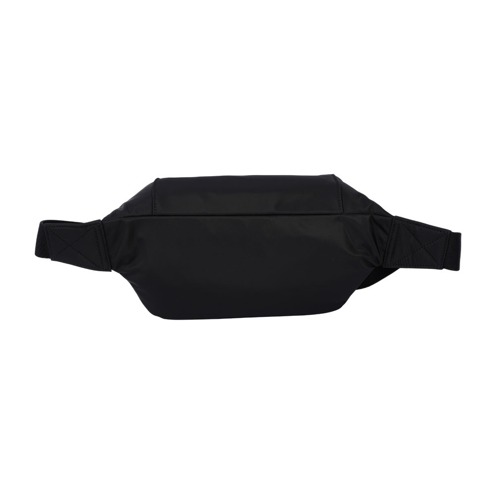 【BURBERRY】Talbot 白色方形標誌尼龍帆布腰包/胸口包(黑色) 80905671