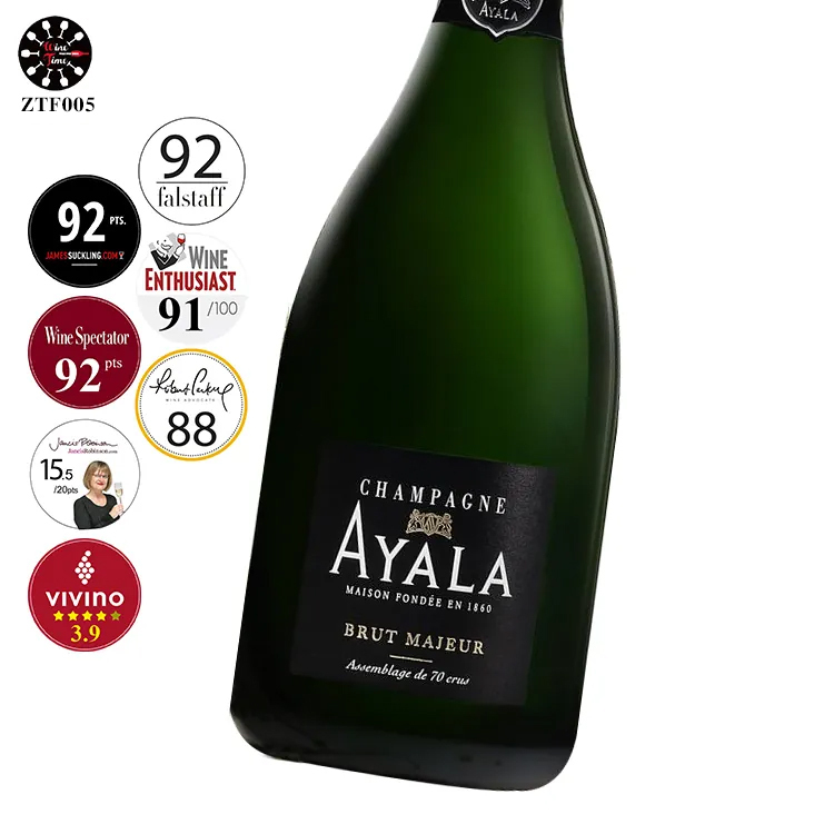 Ayala Brut Majeur Champagne NV 艾雅拉香檳︳標榜高比例 Reserve wine 達四成︳葡萄來自七十條村莊︳香檳巨頭 Bollinger 家族持有品牌