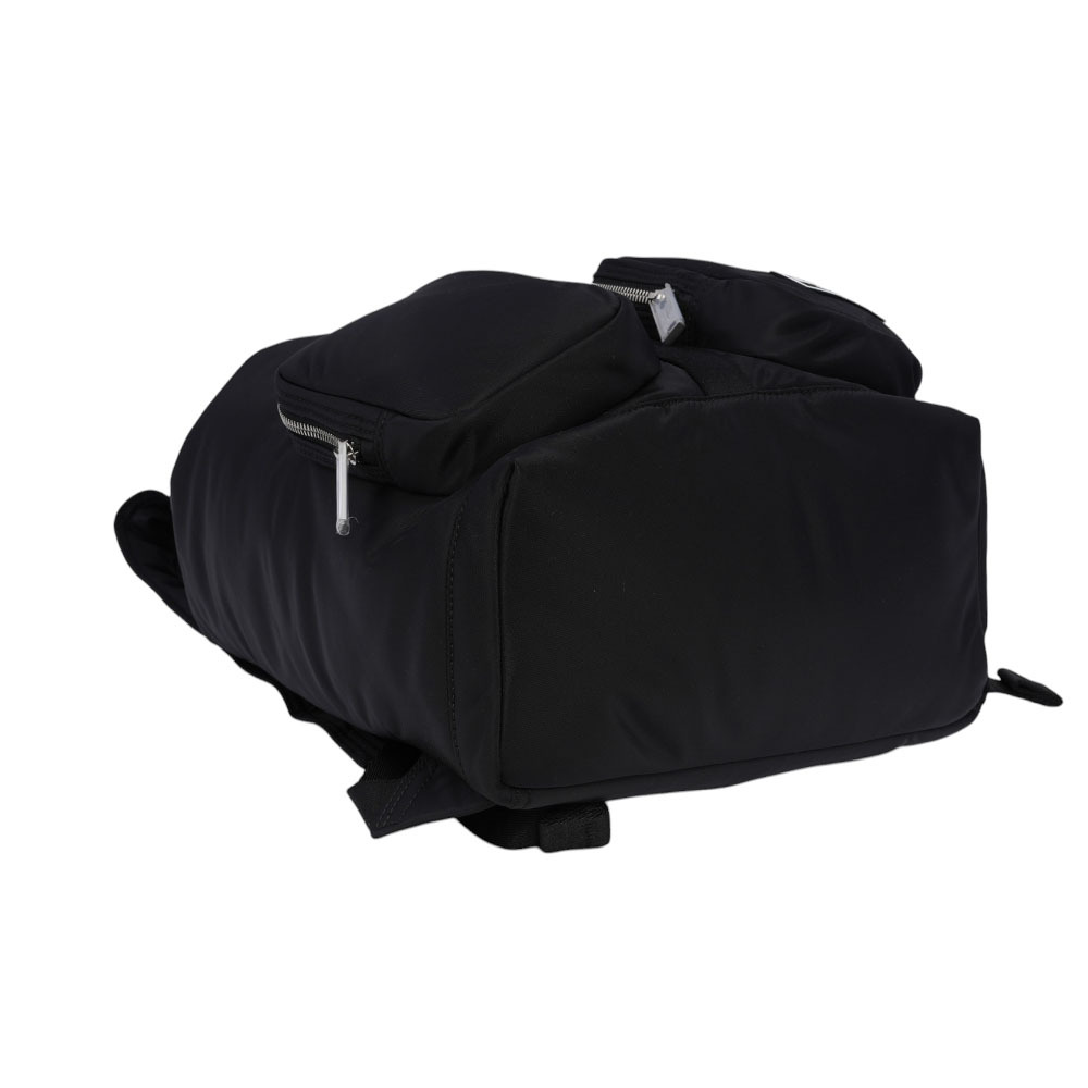 【BURBERRY】Rucksack 白色方形標誌小型軍旅後背包(黑色)80939601