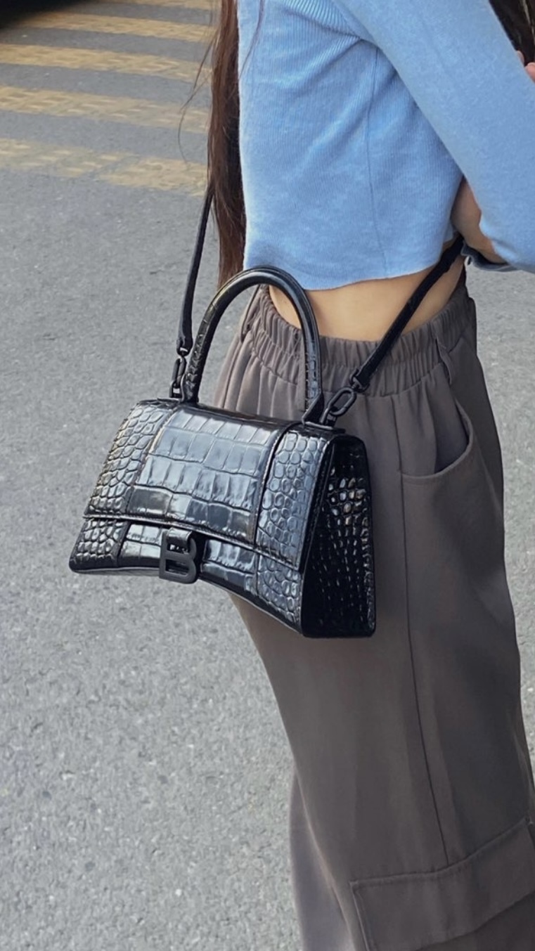 Balenciaga hourglass 鰐魚紋沙漏包