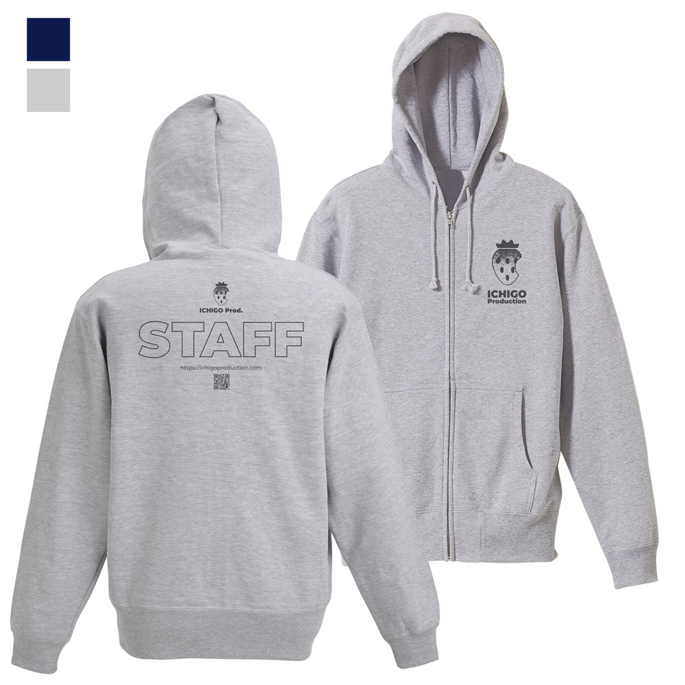 Cospa 1209 【推しの子】 苺ﾌﾟﾛ ｼﾞｯﾌﾟﾊﾟｰｶｰ/MIX GRAY