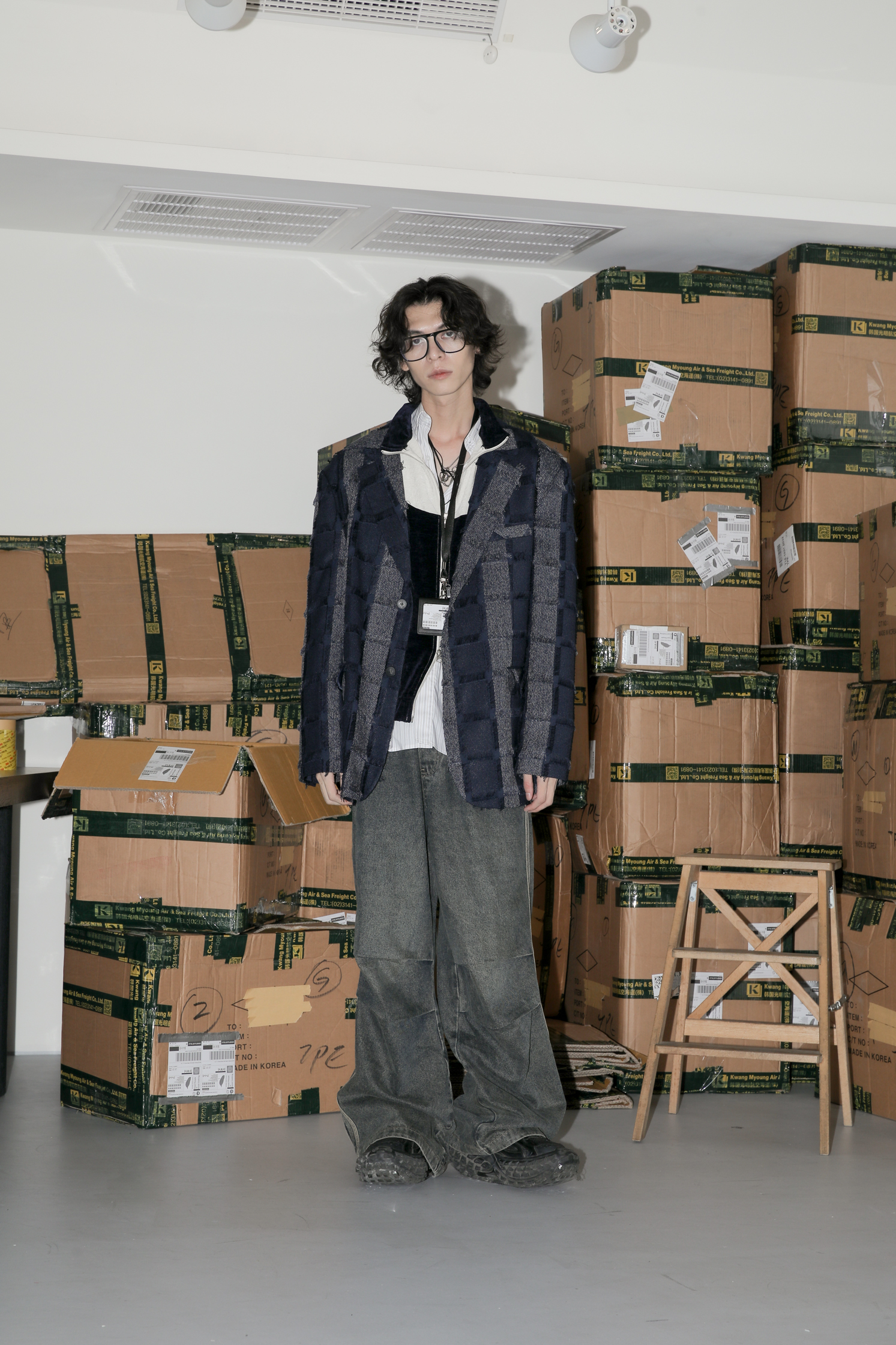 Blanc Check Jacket #西裝外套